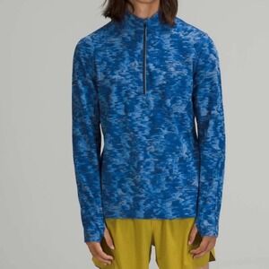 Lululemon Surge Warm 1/2 Zip
Data Rush Mini Jacquard Chambray Mineral Blue M